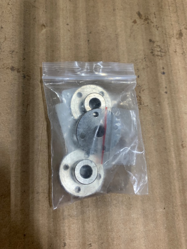 Photo 1 of *** 3 PCS *** Bivethoi 4 Pcs Rigid Flange Shaft Coupling, 8mm High Hardness Metal Guide Coupler, Bearing Fittings Motor Connector with Some M4 Fastening Screw 1 Pcs Hex Wrench for DIY Handmade Model