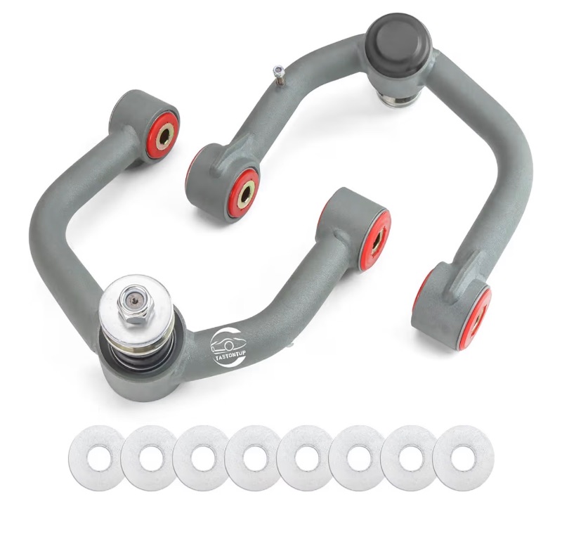 Photo 1 of *** SIMILAR IMAGE UNKNOWN BRAND OR YEAR***Front Upper Control Arms for Toyota Tundra 2000-2006, Toyota Sequoia 2001-2007, 2-4" Lift Tubular Suspension Control Arm, Replacement OEM Factory Suspension Control Arms, Wrinkle Gray