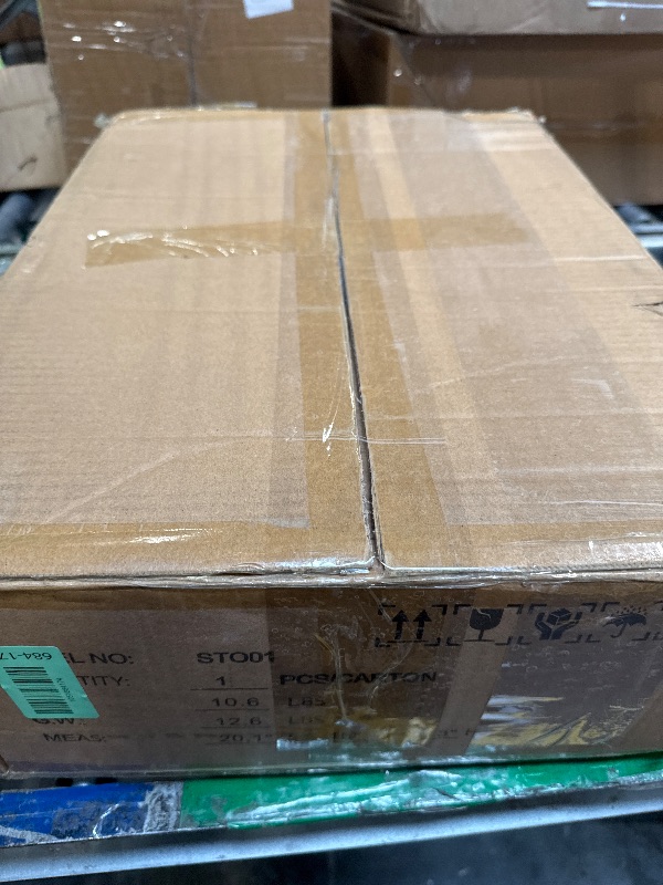 Photo 1 of ** SIMILAR IMAGE***Leather Vanity Stool, 18.7 Inch Wide Rectangle Ottoman Bench for Makeup Room, Vanity Chair with Wood Legs for Piano Room, Bedroom,Living Room with Customizable (Brown)