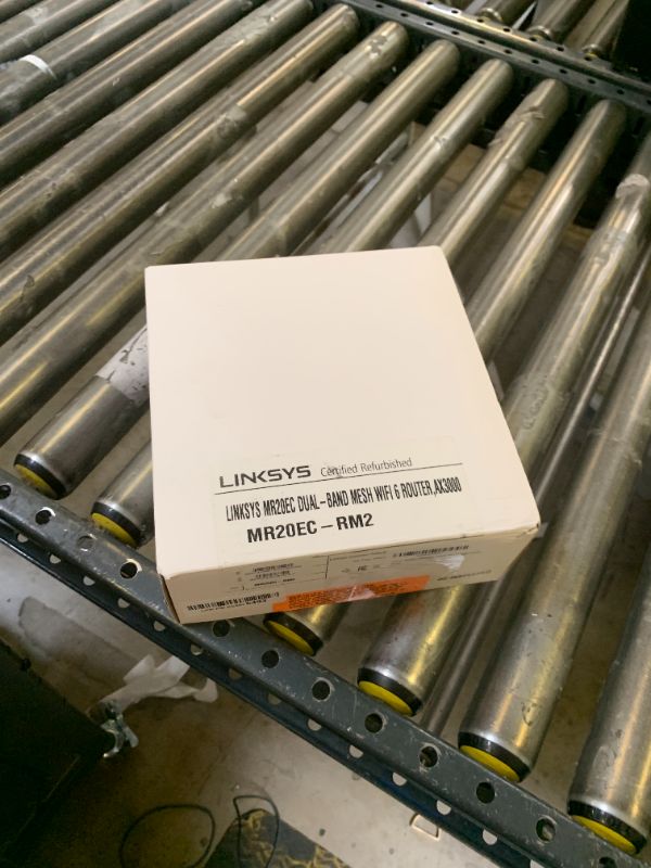 Photo 1 of Linksys MR20EC (MR2000) | Dual-Band Mesh WiFi 6 Router | 3.0 (AX3000) Speeds | Connect 25+ Devices | 2,000 Sq Ft Coverage | 18 Month Warranty (Renewed)