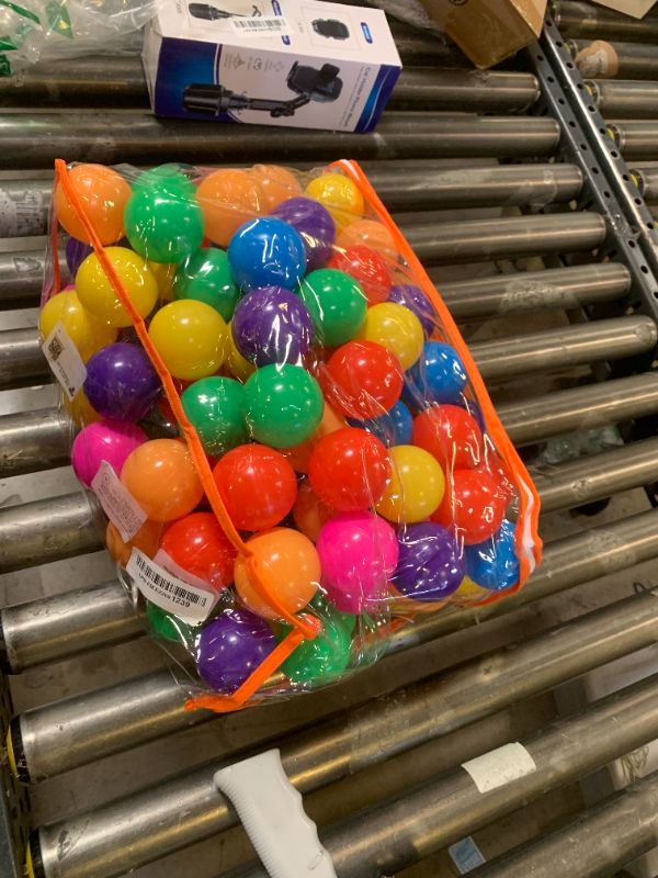 Photo 1 of Vanland Ball Pit Balls for Baby and Toddler Phthalate Free BPA Free Crush Proof Plastic - Multicolored Pit Balls in Reusable Play Toys for Kids with Storage Bag