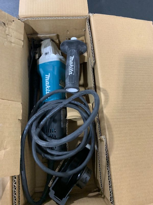Photo 1 of Makita GA4595 4-1/2" SJS™II High-Power Angle Grinder, Paddle Switch