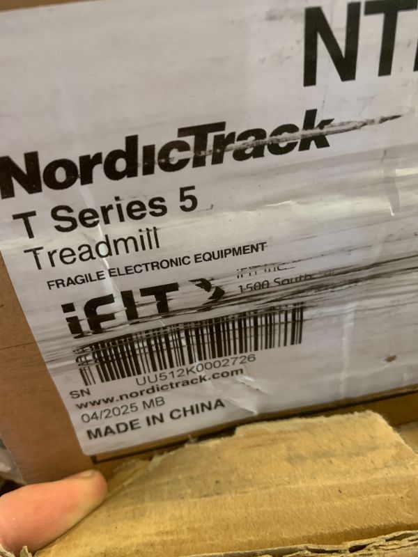 Photo 1 of NordicTrack T Series 5 Starter Treadmill for Real Results