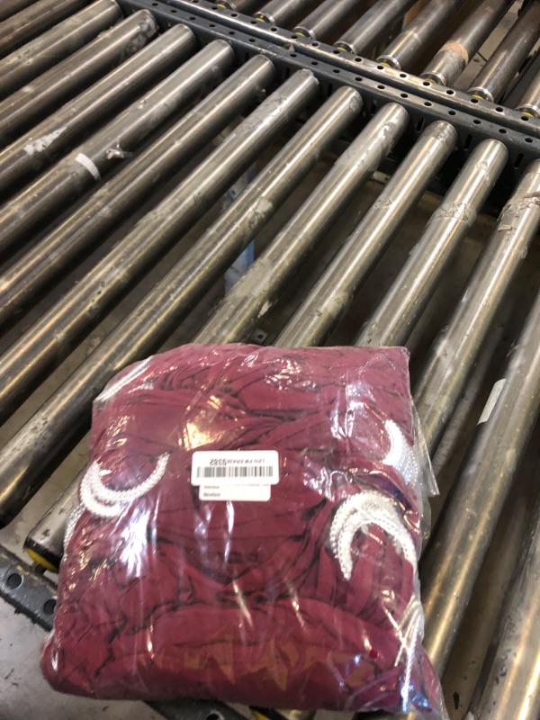 Photo 1 of Peomeise 50pcs Burgundy Spandex Chair Sashes with Buckle Slider for Wedding, Party Decoration