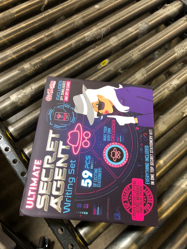 Photo 1 of GirlZone Ultimate Secret Agent Writing Set, Exciting Spy Kit and Stationery Set for Girls with Covert Pen and Stationery Paper - Fun Spy Toys Birthday Gift - Detective Kit for Girls