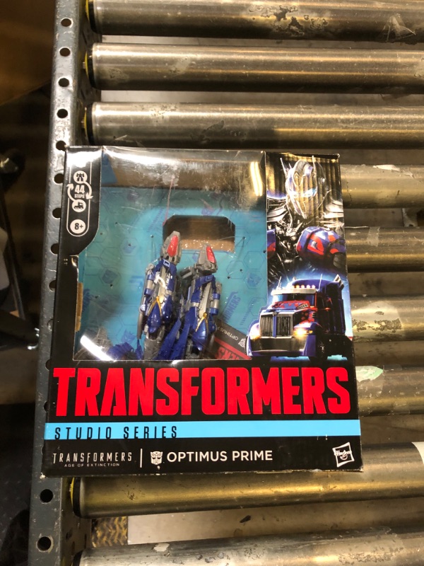 Photo 1 of Transformers Toys Studio Series Leader Class Age of Extinction Optimus Prime, 8.5-inch Converting Action Figure, Ages 8+