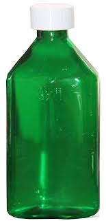 Photo 1 of Pharmacy Oval Bottle Green 8 oz with CR Caps Included (QTY. 50) - Prescription Pharmacy Bottle, Pharmacy Container, Prescription Plastic Container by Sponix
