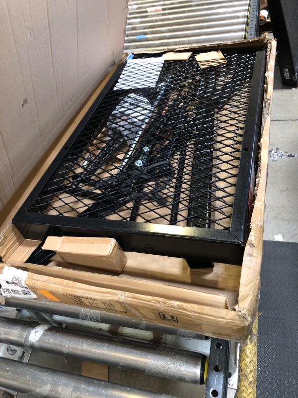 Photo 1 of MaxxHaul 50641 60 inch x 20 inch 500 lb. Capacity 2 in 1 Hitch Mount Cargo Carrier Rack and 2 Bike Rack for 2 inch Receiver