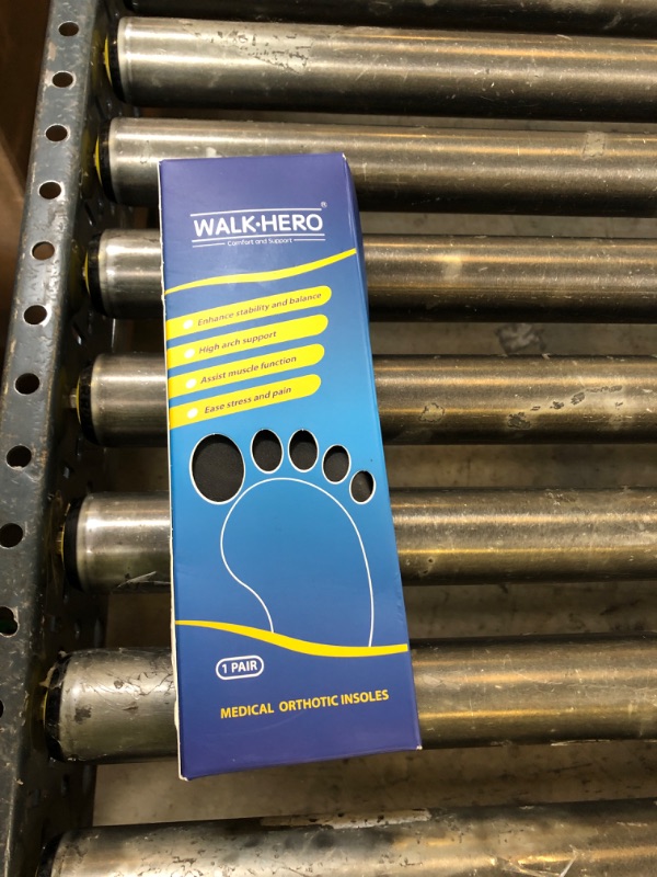 Photo 1 of Inserts Relieve Plantar Fasciitis - Flat Feet Insoles Arch Supports, Orthotic Insoles for Foot Pain Arch Pain Reduce Muscle Fatigue Absorb Shock (Mens 6-6 1/2 | Womens 8-8 1/2)