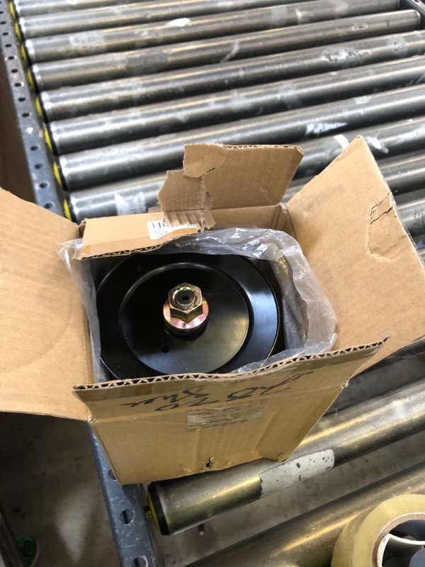Photo 1 of Antanker 130794 Spindle Assembly 153535 Pulley Replacement for Craftsman Poulan 532130794 582922301, with 3 Bolts