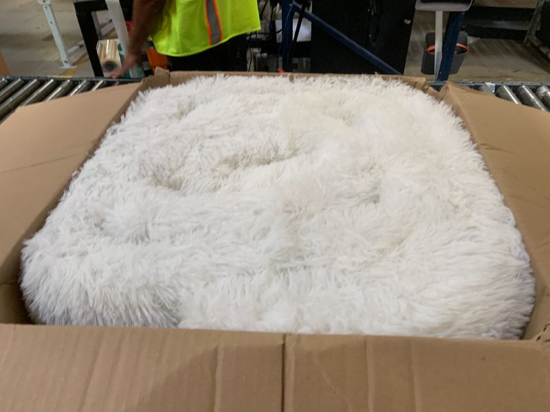 Photo 1 of 8x10 Area Rugs for Living Room, Ultra Soft Fluffy Large Shaggy Rug Carpet for Bedroom, Non-Slip Fuzzy Plush Rugs for Nursery Boys Girls Kids Room Modern Indoor Home Decor, Cream White