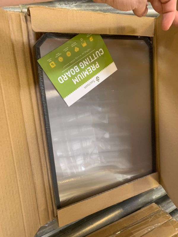 Photo 1 of Socisen Stainless Steel Cutting Board, Non Toxic Cutting Board for Kitchen, Double Sided Chopping board Stainless Steel/Wheat Straw PP Large Chopping Meat/Vegetables 16 * 11 Inch Easy to Clean
