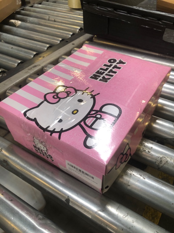 Photo 1 of Sanrio Hello Kitty High Top Sneakers for Girls - Kids Sneaker Ankle Hightops Lightweight Athletic Breathable Casual Shoes - White Pink (Size 11 Little Kid)