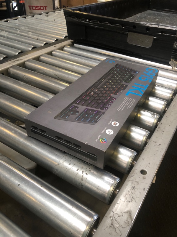 Photo 1 of Logitech G915 TKL Tenkeyless Lightspeed Wireless RGB Mechanical Gaming Keyboard, Low Profile Switch Options, LIGHTSYNC RGB, Advanced Wireless and Bluetooth Support - Tactile (Renewed)