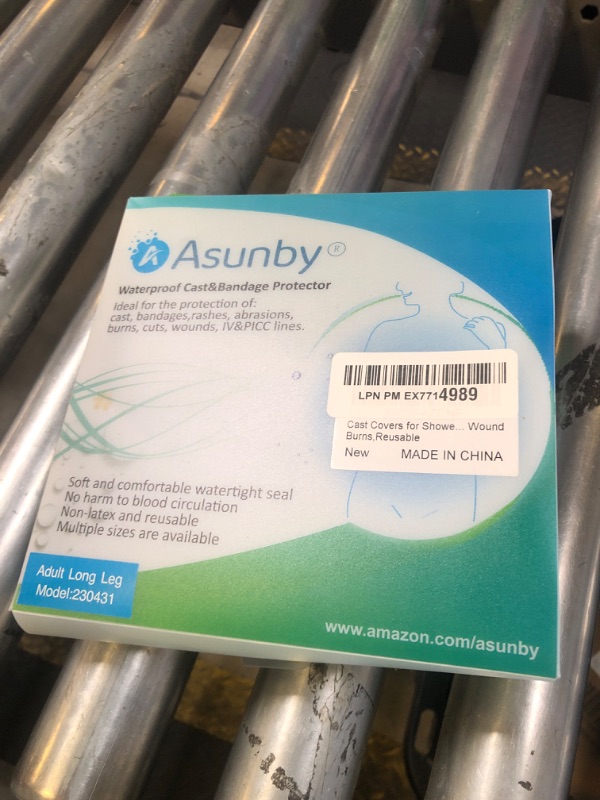 Photo 1 of Asunby Cast Covers for Shower Leg Adult Waterproof full Leg Protector Shower Bandage Wound Showering for Broken Leg Knee Foot Ankle Wound Burns Care Supplies, After Surgery Gifts,Reusable