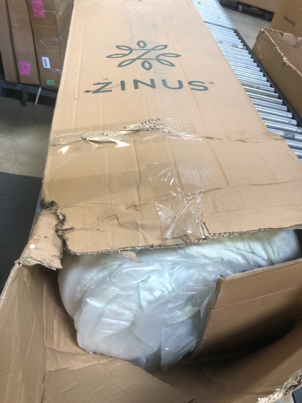 Photo 1 of ZINUS 12 Inch Green Tea Memory Foam Mattress [New Version], Full, Fiberglass free, Medium Firm Feel, Zoned Pressure Relief, Certified Safe Foams & Fabric, Mattress in A Box
