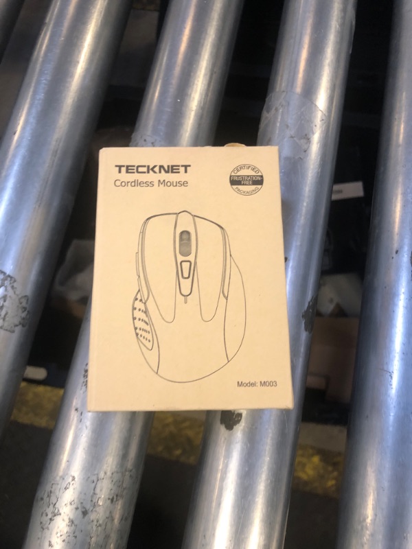 Photo 1 of TECKNET Wireless Mouse, 2.4G Ergonomic Optical Mouse, Computer Mouse for Laptop, PC, Computer, Chromebook, Notebook, 6 Buttons, 24 Months Battery Life, 2600 DPI, 5 Adjustment Levels