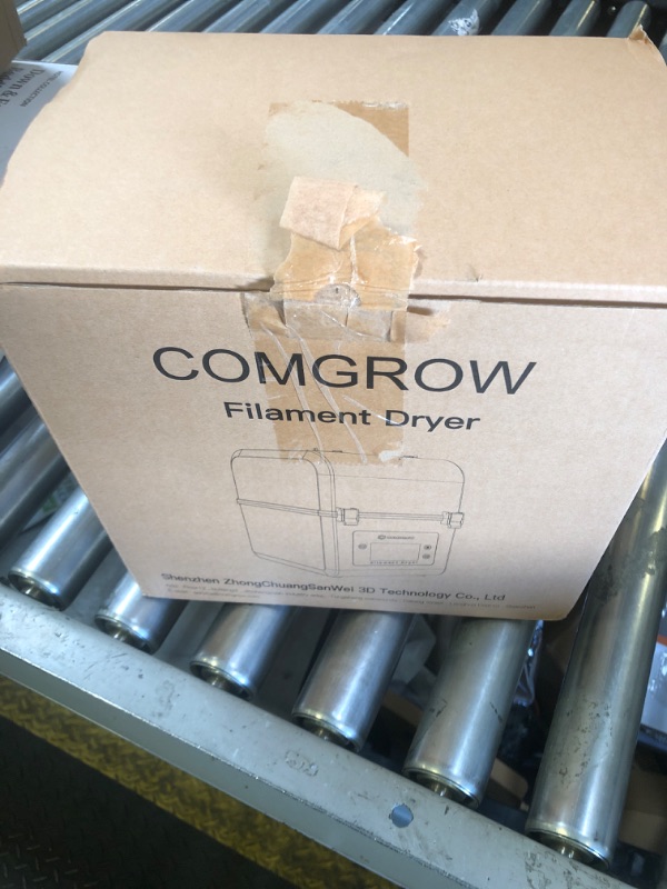 Photo 1 of Comgrow 3D Printer Filament Dryer Box, Comgrow 3D Filament Storages, Keeping Filaments Dry During 3D Printing, Compatible with 1.75mm/2.85mm PLA ABS Material, Filament Dehydrator, Spool Holder