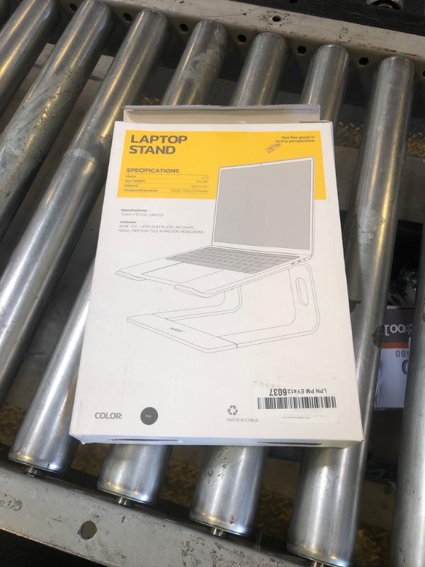 Photo 1 of Nulaxy C3 Fully Aluminum Detachable Laptop Stand, Ergonomic Computer Riser for Desk, Ventilated Cooling & Anti-Slip Design Notebook Stand Compatible with All 10-16" MacBook/Dell XPS/HP/Lenovo, (Gray)