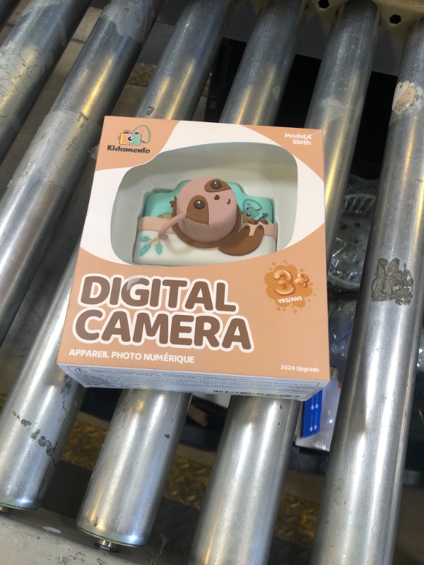 Photo 1 of Kidamento Kids Digital Camera & Video Camcorder with Touchscreen, Soft Silicone Casing, Detachable Lens Cap, 32GB Memory Card - Model K Zippy The Sloth