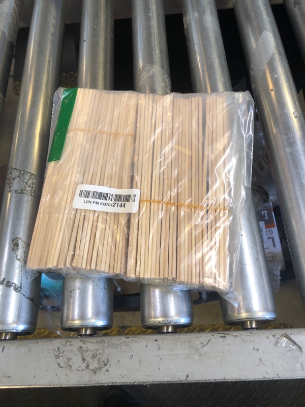 Photo 1 of 8 Inch 50PCS Popsicle Sticks for Crafts, Jumbo Craft Sticks Wooden Paint Stick for Arts, Craft Projects, DIY Projects, Ice Cream, Waxing, Mixing