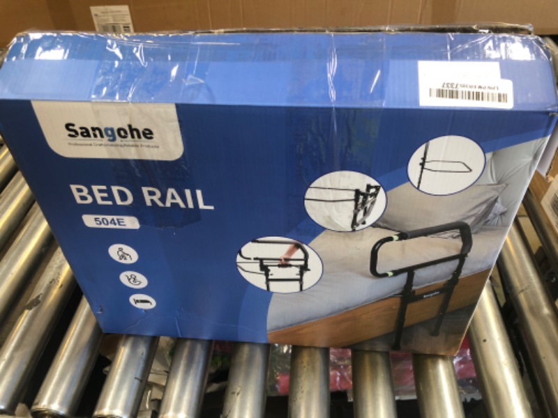 Photo 1 of Sangohe Heavy Duty Bed Rail for Senior & Elderly and People Falling Out of Bed - Foldable Bed Assist Handle - 504E