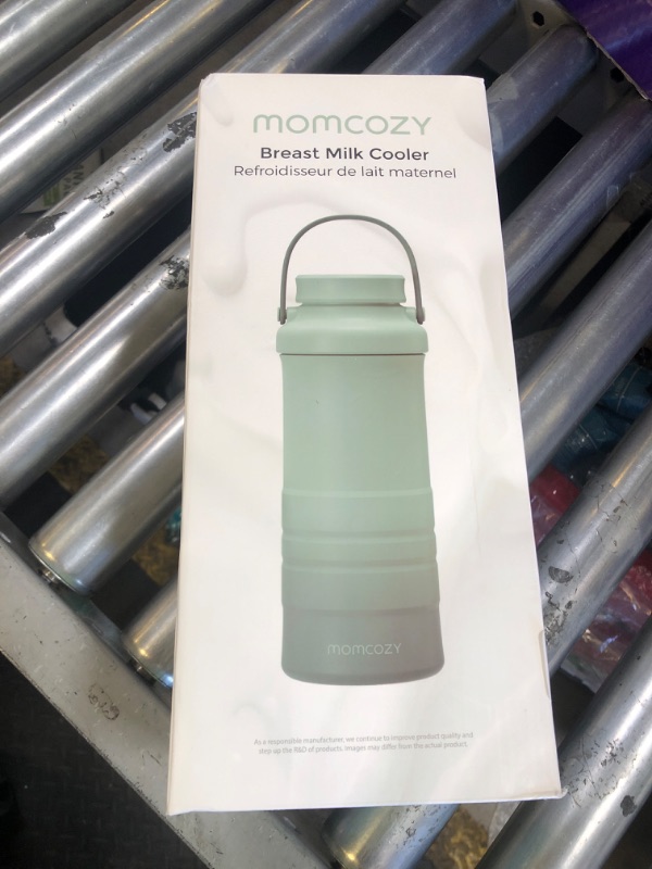 Photo 1 of Momcozy 22oz Portable Breast Milk Cooler for Outdoor, Life Saver with 360° Total Cooling for 24 Hours, Larger Capacity Travel Breastmilk Chiller with 2pcs Baby Bottles for Breastmilk Storage, Cream