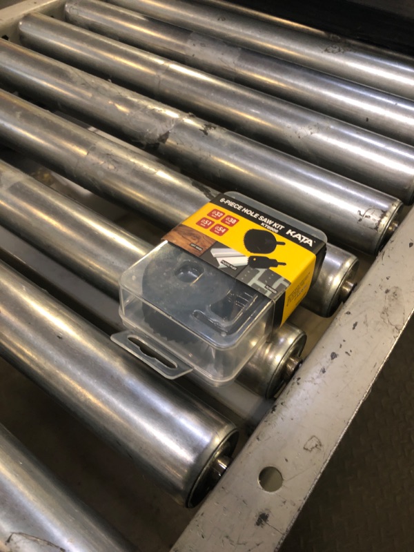 Photo 1 of KATA 6PCS Hole Saw Kit 1-1/4" to 2-1/8"(32-54mm) Hole Saw Set in Case with Mandrels and Hex Key for Soft Wood, PVC Board, Plywood