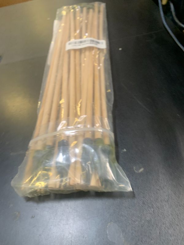 Photo 1 of Skylety 20 Pieces Wooden Arrows for Archery Soft Rubber Wooden Bows Toy Arrows Outdoor Halloween Cosplay Costume Decoration(15.7 Inch)
