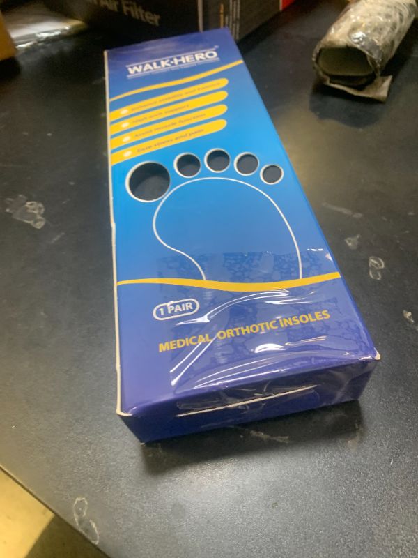 Photo 1 of Inserts Relieve Plantar Fasciitis - Flat Feet Insoles Arch Supports, Orthotic Insoles for Foot Pain Arch Pain Reduce Muscle Fatigue Absorb Shock (Mens 5-5 1/2 | Womens 7-7 1/2)