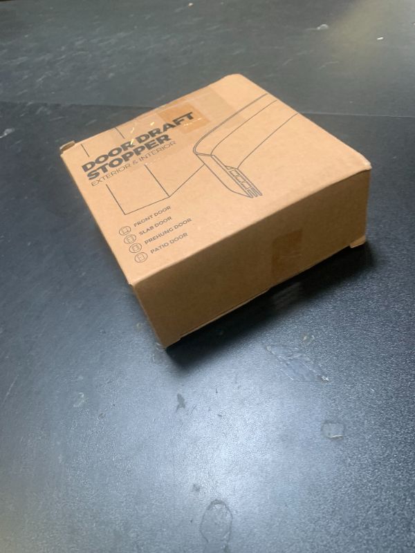 Photo 1 of Holikme Door Draft Stopper Under Door Draft Blocker Insulator Doors Sweep Weather Stripping Noise Stopper Strong Adhesive, Black