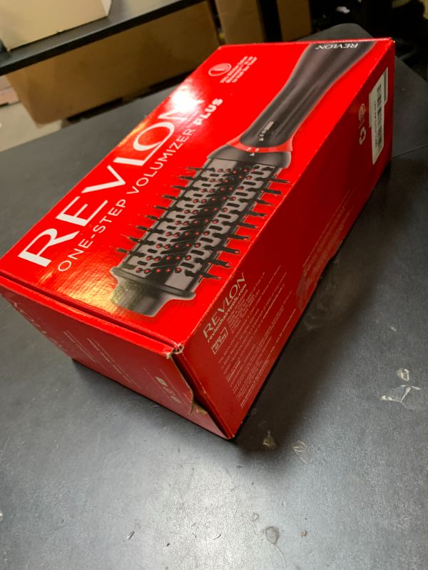 Photo 1 of REVLON One Step Volumizer PLUS Hair Dryer and Styler | More Volume, Less Damage, and More Styling Control for Easy and Fast Salon-Style Blowouts, Plus Travel Friendly (Black)