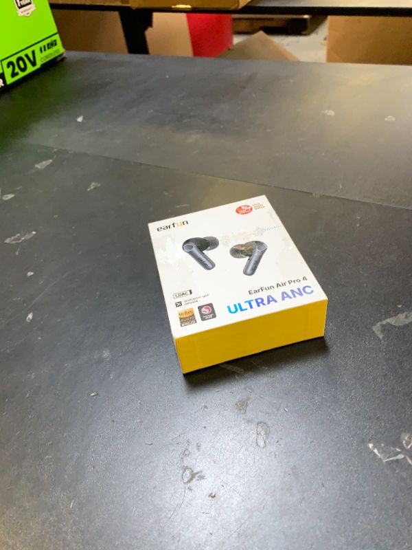 Photo 1 of EarFun Air Pro 4 Adaptive Hybrid Noise Canceling Wireless Earbuds, Qualcomm Snapdragon Sound, aptX™ Lossless, 6 Mics AI CVC 8.0 Call, LDAC Hi-Res Audio, 52H Playtime, Bluetooth 5.4, in-Ear Detection