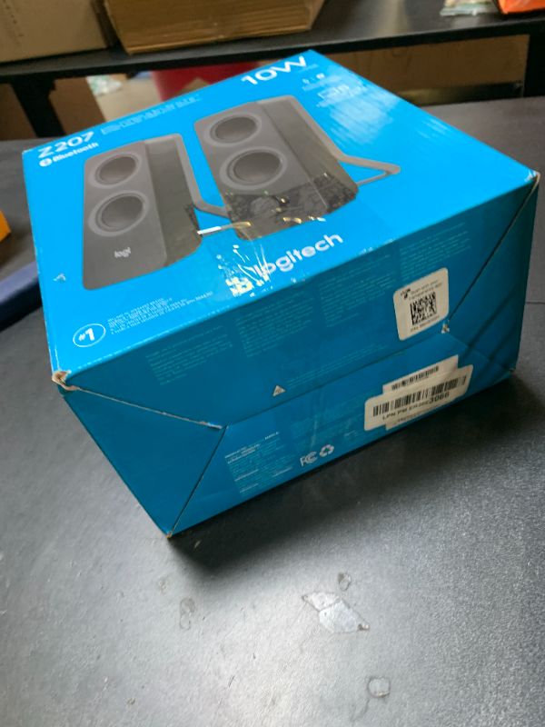 Photo 1 of Logitech Z207 2.0 Stereo Computer Speakers with Bluetooth