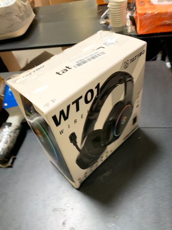 Photo 1 of Wireless Gaming Headsets for Ps5 Ps4 PC, 2.4GHz USB & Type-C Gaming Headphones, 40H+ Hrs & 7.1 Surround Sound with Noise Canceling Microphone for Switch Phone