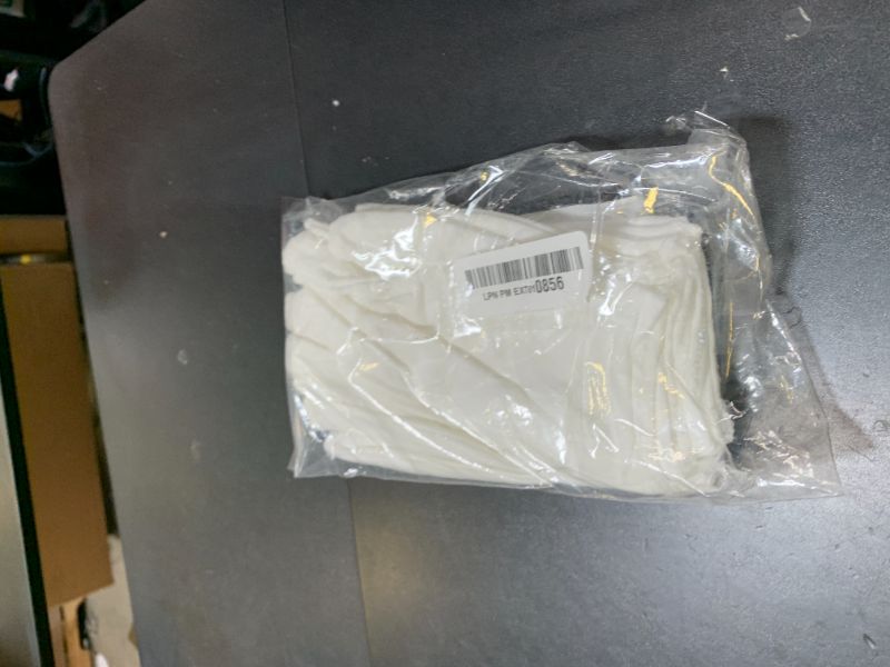 Photo 1 of 3 Pairs White Cotton Gloves for Dry Hands Eczema SPA Moisturizing - Work Glove Liners for Serving Costume Inspection