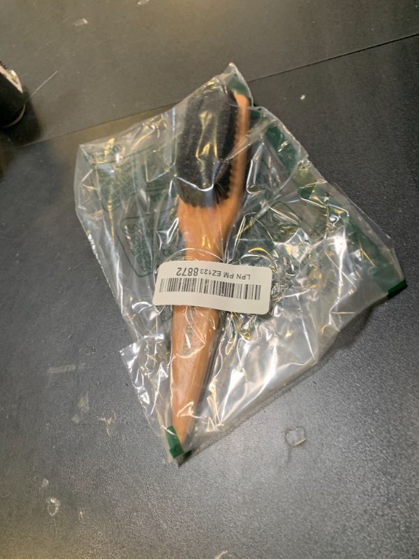 Photo 1 of GranNaturals Boar Bristle Slick Back Hair Brush for Sleek Ponytail Bun & Smoothing Baby Hairs, Flyaways, Edge Control - Backcombing & Teasing Hairbrush with Wide Rat Tail for Sectioning & Parting