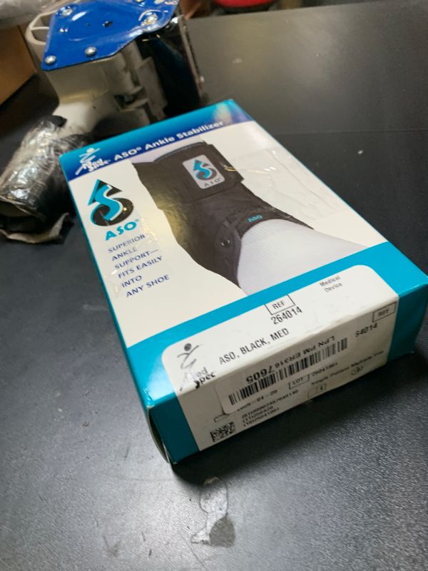 Photo 1 of Med Spec 264014 ASO Ankle Stabilizer, Black, Medium