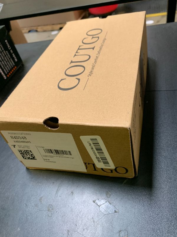 Photo 1 of Coutgo Womens Slingback Stiletto High Heels Closed Pointed Toe Pumps D’Orsay Sexy Office Dress Shoes, Khaki, Size 9.5
