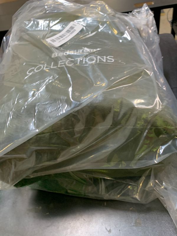 Photo 1 of Bedsure Cotton Duvet Cover Set - 100% Cotton Waffle Weave Olive Green Duvet Cover California King Size, GentleSoft™ and Breathable Cal King Bedding Set for All Season, 3 Pieces, 104"x98"
