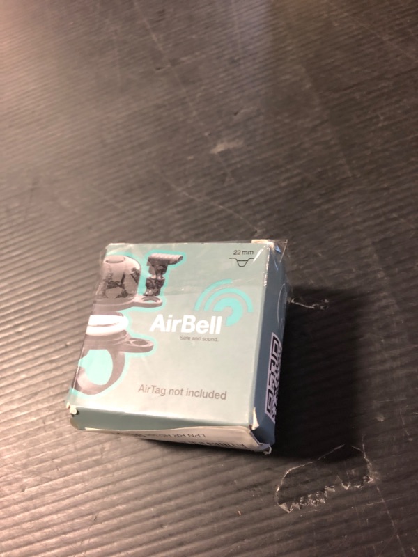 Photo 1 of AirBell Apple AirTag Bicycle Bell Anti-Theft Hidden Holder in Bell - Bell Works - Road Traffic Regulations (German Road Traffic Regulations) - Tools Included (22 mm, Aluminium Dome)