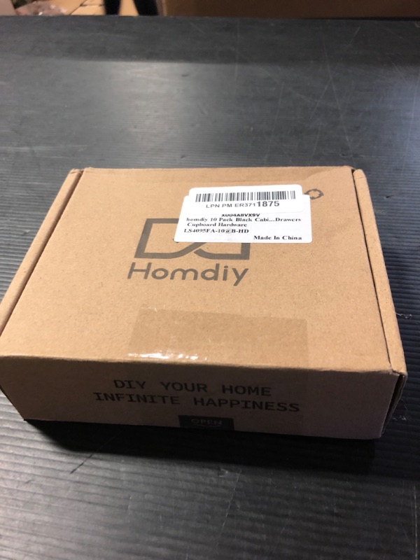 Photo 1 of homdiy 10 Pack Black Cabinet Knobs Round Kitchen Cabinet Knobs Metal Black Dresser Knobs Zinc Cabinet Handles for Desk Drawers Cupboard Hardware