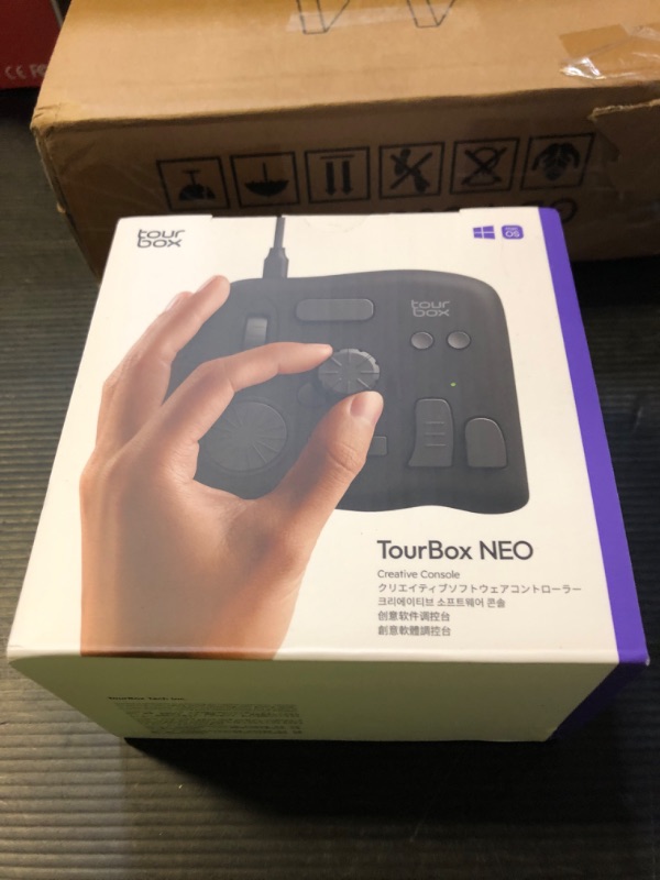 Photo 1 of TourBox NEO - Custom Controller for Photo Video Editing, Color Grading, Illustration, MacOS/Windows, Photoshop Lightroom Davinci Resolve After Effects Premiere Final Cut Pro Programmable Keyboard