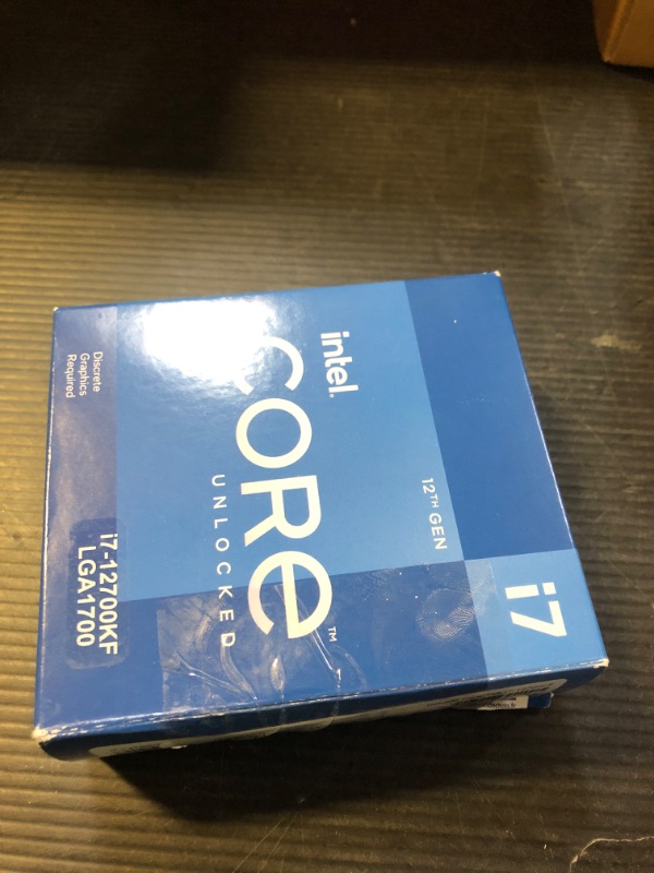 Photo 1 of Intel® Core™ i7-12700KF, 12-Core Desktop Processor (8P+4E) up to 5.0GHz, LGA1700 125W 600 Series Chipset