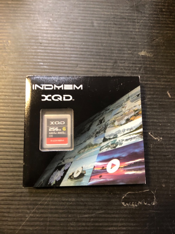 Photo 1 of INDMEM XQD 256GB Memory Card, 5X Tough MLC XQD Flash Memory Card High Speed G Series| Max Read 440MB/s, Max Write 400MB/s
