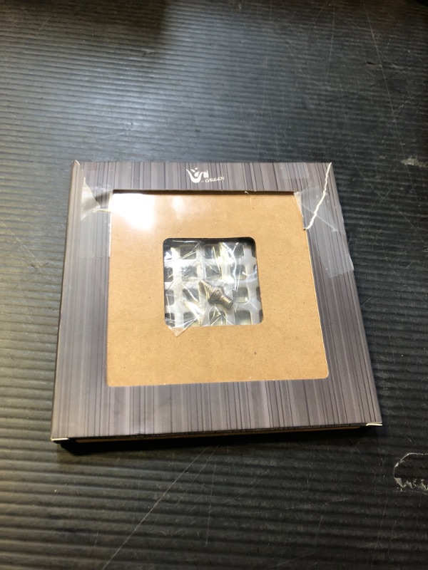 Photo 1 of 4" Brushed Nickel Shower Drain Cover - Square Floor Drain Cover Replacement - Hair Catcher/Drain Strainer for Bathrooms, Showers, and Sinks - SUS304 Stainless Steel & CUPC Certified