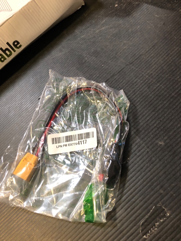 Photo 1 of PNGKNYOCN 45A Connector to XT90 Short Cable,12AWG XT90 Male Plug to Solar Panel Connector Conversion Cable for Portable Power Station,Solar Panel?0.3M?