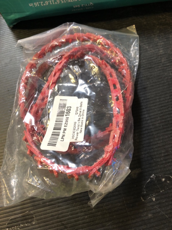 Photo 1 of Power Twist v Belt,3/8-inch x 4 feet Z Type, Industrial Rubber Link V-Belts, Adjustable PowerTwist Drive V-Belts