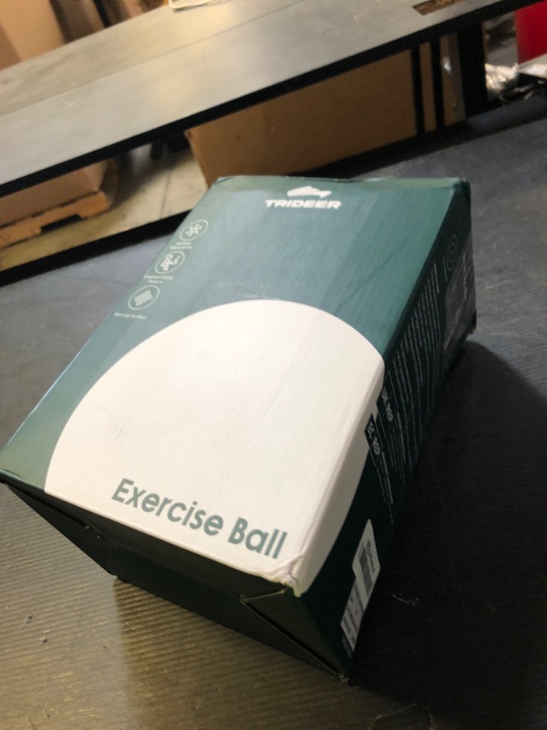 Photo 1 of Trideer Yoga Ball for Exercise, Pregnancy & Birthing, 5 Sizes Exercise Ball for Physical Therapy, Stability, Fitness, Quick Pump Included