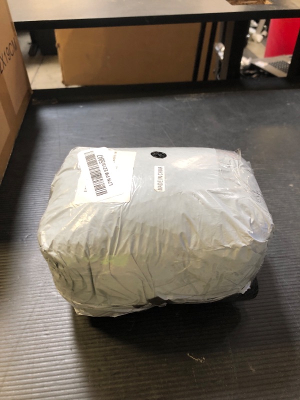 Photo 1 of zenicham 600D Fade and Crack Resistant Trailerable Full Outboard Motor Cover,Waterproof and UV-Proof Boat Motor Cover,Boat Engine Cover with Reflective Strips and Adjustable Strap Blue(Fits 8-15 HP)